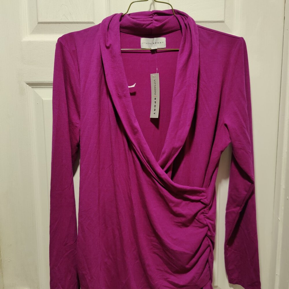 Active Wear Fuchsia Sweater